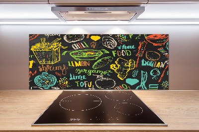 Salpicadero de cocina comida tailandesa