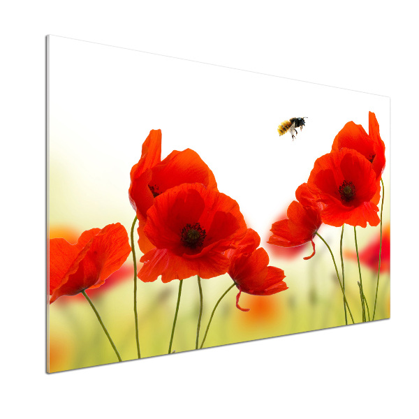 Salpicadero de cocina Amapolas