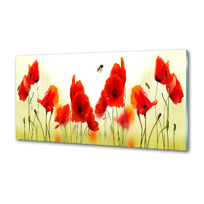 Salpicadero de cocina Amapolas