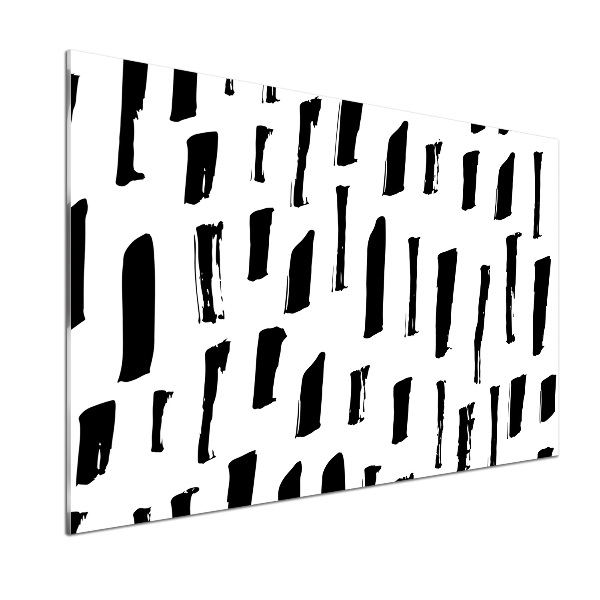 Panel de pared de cocina Manchas blancas y negras