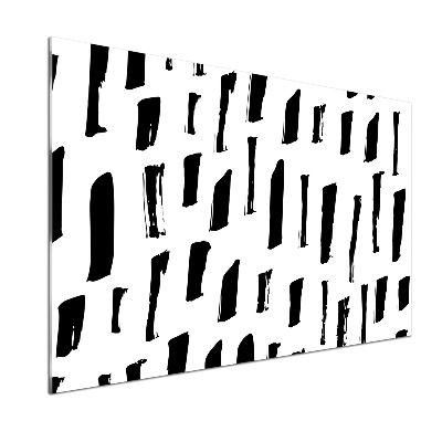 Panel de pared de cocina Manchas blancas y negras