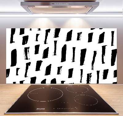 Panel de pared de cocina Manchas blancas y negras