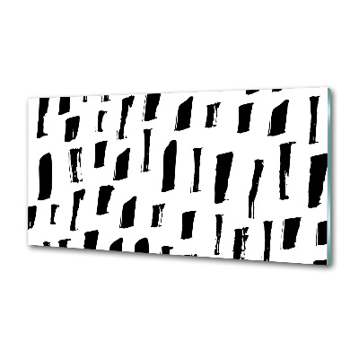 Panel do kuchni Czarno-białe plamy