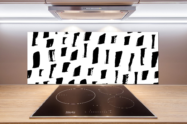 Panel de pared de cocina Manchas blancas y negras