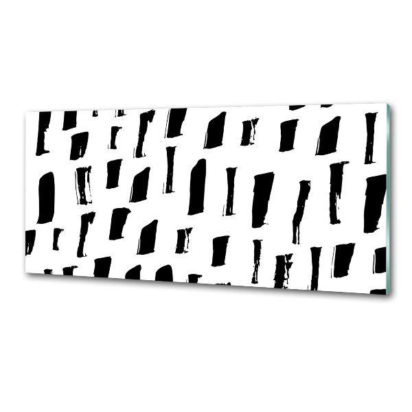 Panel de pared de cocina Manchas blancas y negras