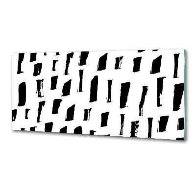 Panel de pared de cocina Manchas blancas y negras