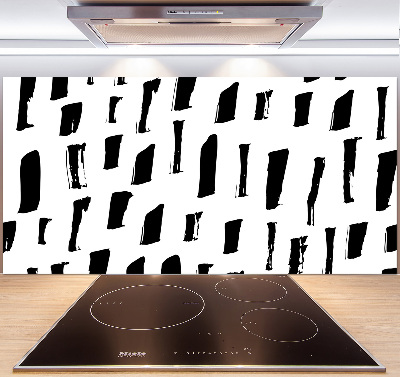 Panel de pared de cocina Manchas blancas y negras