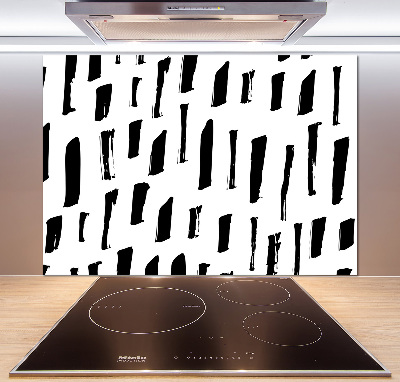 Panel de pared de cocina Manchas blancas y negras