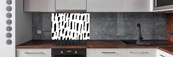 Panel de pared de cocina Manchas blancas y negras