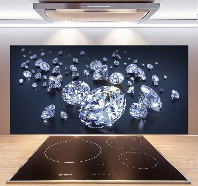 Panel antisalpicaduras Diamantes