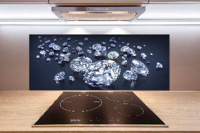 Panel antisalpicaduras Diamantes