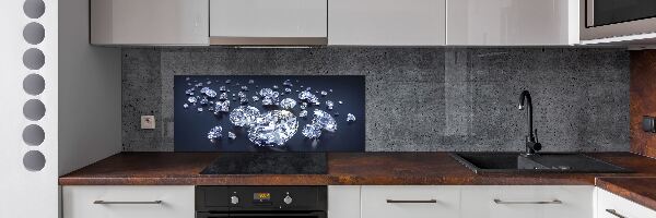 Panel antisalpicaduras Diamantes