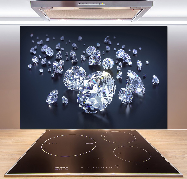 Panel antisalpicaduras Diamantes