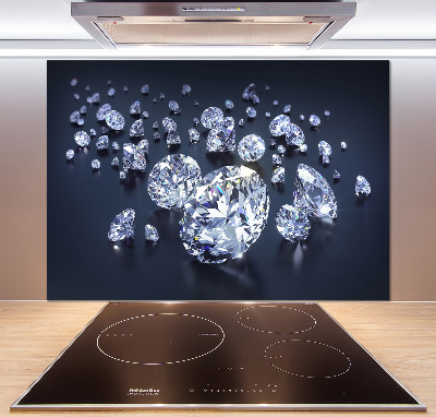 Panel antisalpicaduras Diamantes