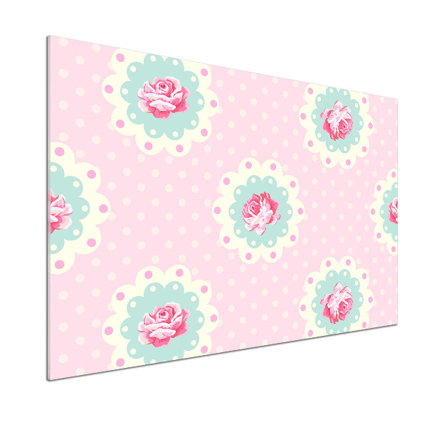 Panel antisalpicaduras Rosas