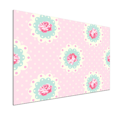 Panel antisalpicaduras Rosas