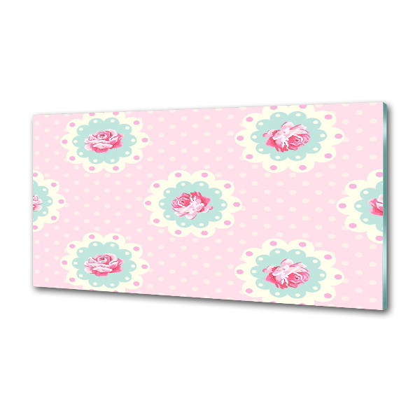 Panel antisalpicaduras Rosas