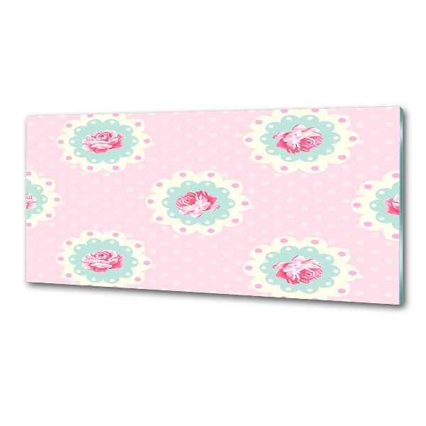 Panel antisalpicaduras Rosas