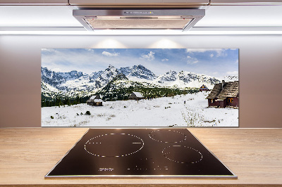 Panel para cocina Pastos de los montes Tatra