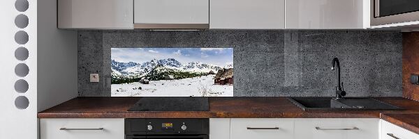 Panel para cocina Pastos de los montes Tatra