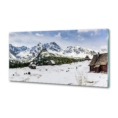 Panel dekor szkło Hale Tatry