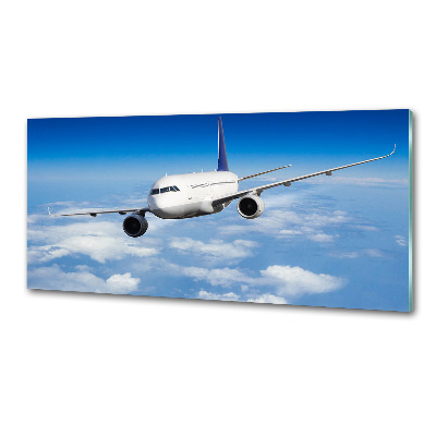 Panel antisalpicaduras Un avión en el aire