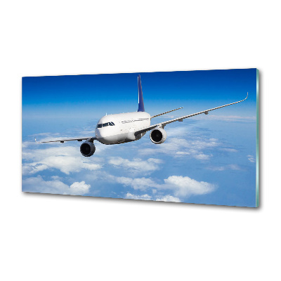 Panel antisalpicaduras Un avión en el aire