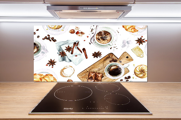 Panel antisalpicaduras Café de la mañana