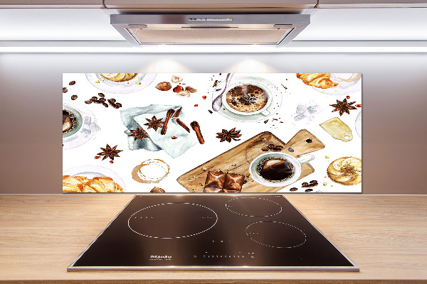 Panel dekor szkło Poranna kawa