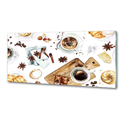 Panel antisalpicaduras Café de la mañana