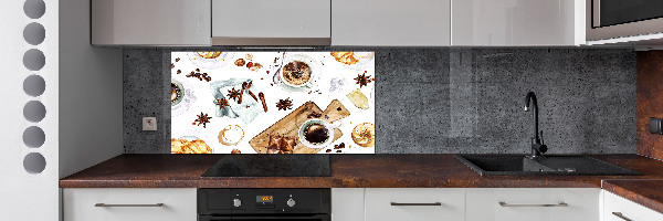 Panel antisalpicaduras Café de la mañana