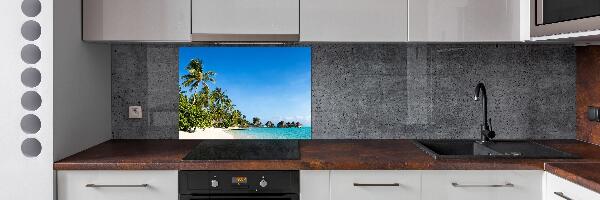 Panel para cocina Playa caribeña