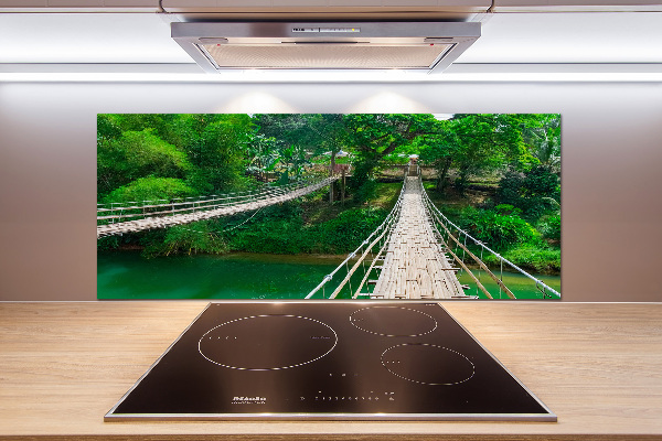 Panel de pared de cocina Puente sobre el río