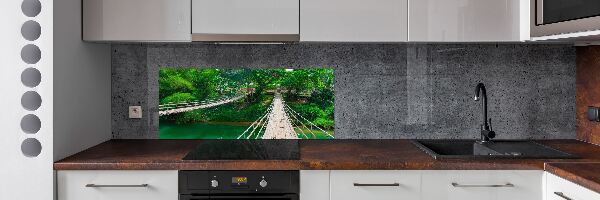 Panel de pared de cocina Puente sobre el río