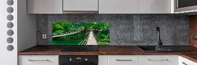 Panel de pared de cocina Puente sobre el río
