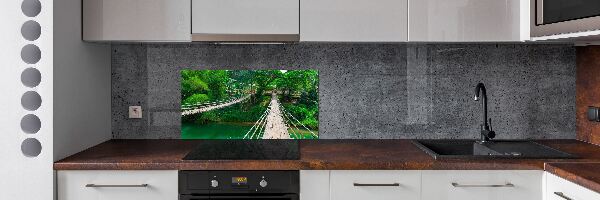 Panel de pared de cocina Puente sobre el río