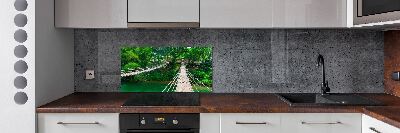 Panel de pared de cocina Puente sobre el río