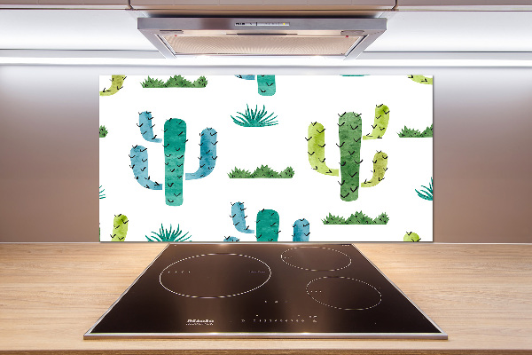 Panel de pared de cocina Cactus