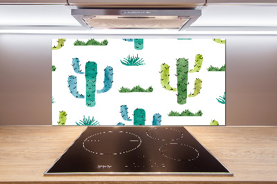 Panel de pared de cocina Cactus