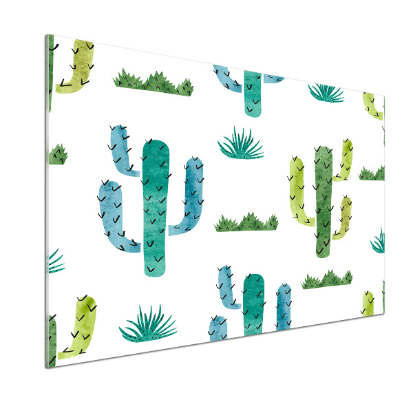 Panel de pared de cocina Cactus