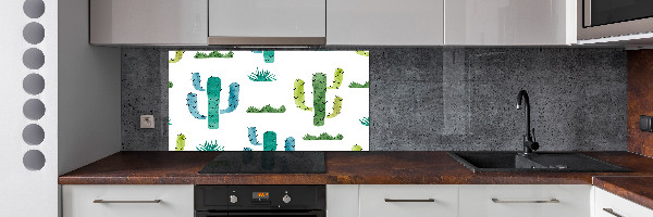 Panel de pared de cocina Cactus