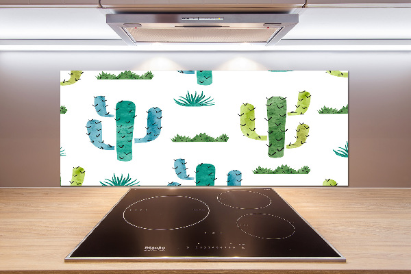 Panel de pared de cocina Cactus
