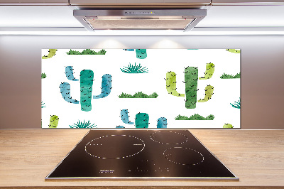 Panel de pared de cocina Cactus