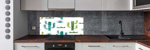 Panel de pared de cocina Cactus