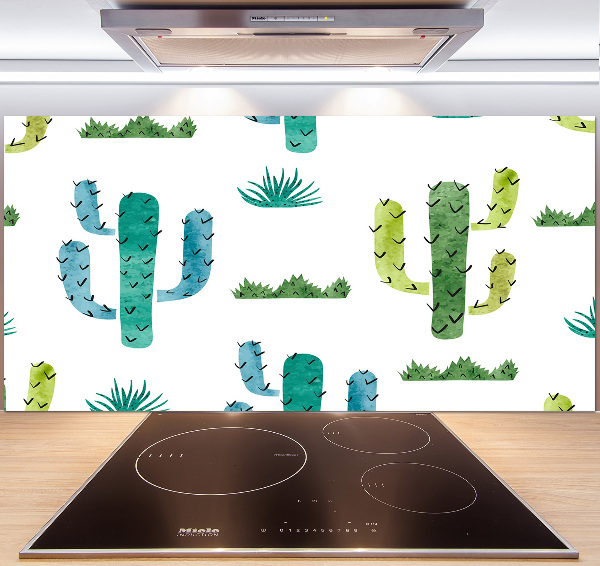 Panel de pared de cocina Cactus