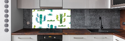 Panel de pared de cocina Cactus