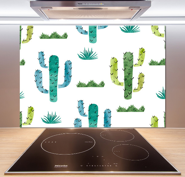 Panel de pared de cocina Cactus
