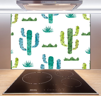 Panel de pared de cocina Cactus