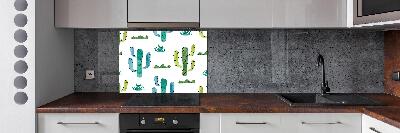 Panel de pared de cocina Cactus