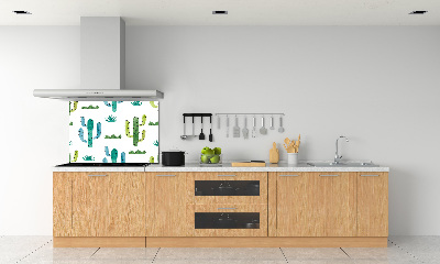 Panel de pared de cocina Cactus